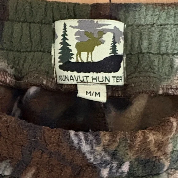 Men's Camouflage Leaf Cargo Pants - Green/Brown - Picture 2 of 2